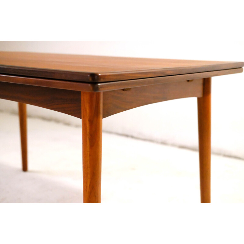 Mid-century teak extendable table, Norway 1960s