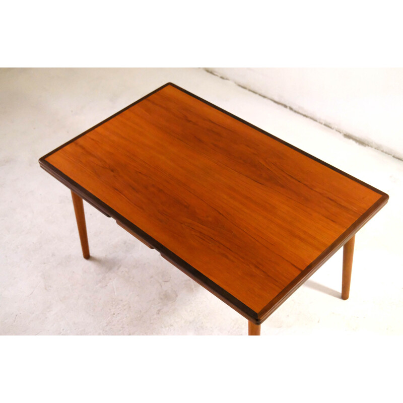 Mid-century teak extendable table, Norway 1960s