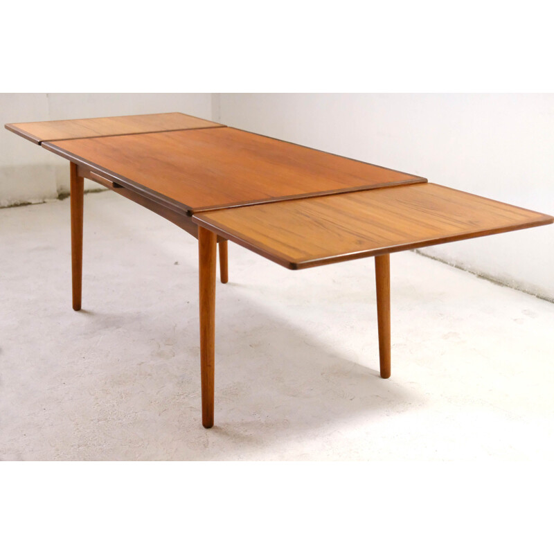 Mid-century teak extendable table, Norway 1960s