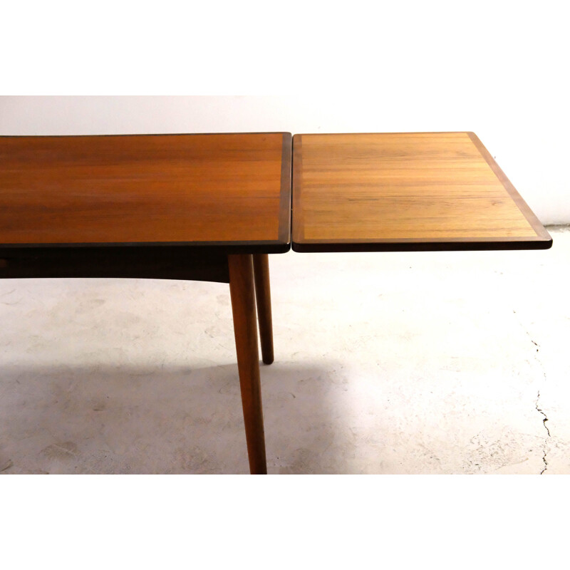 Mid-century teak extendable table, Norway 1960s