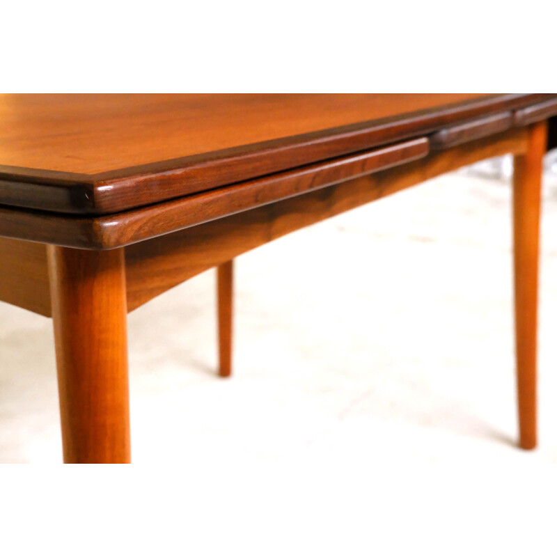 Mid-century teak extendable table, Norway 1960s