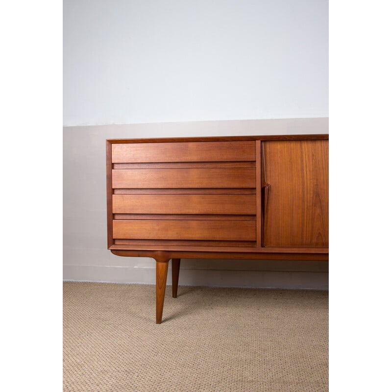 Vintage Danish teak sideboard by Gunni Omann for Omann Jun's Møbelfabrik, 1960