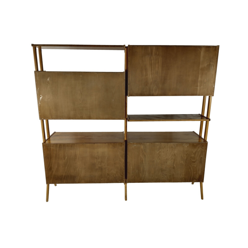 Mid century shelving system by Francis Jirák for Tatra, 1960s