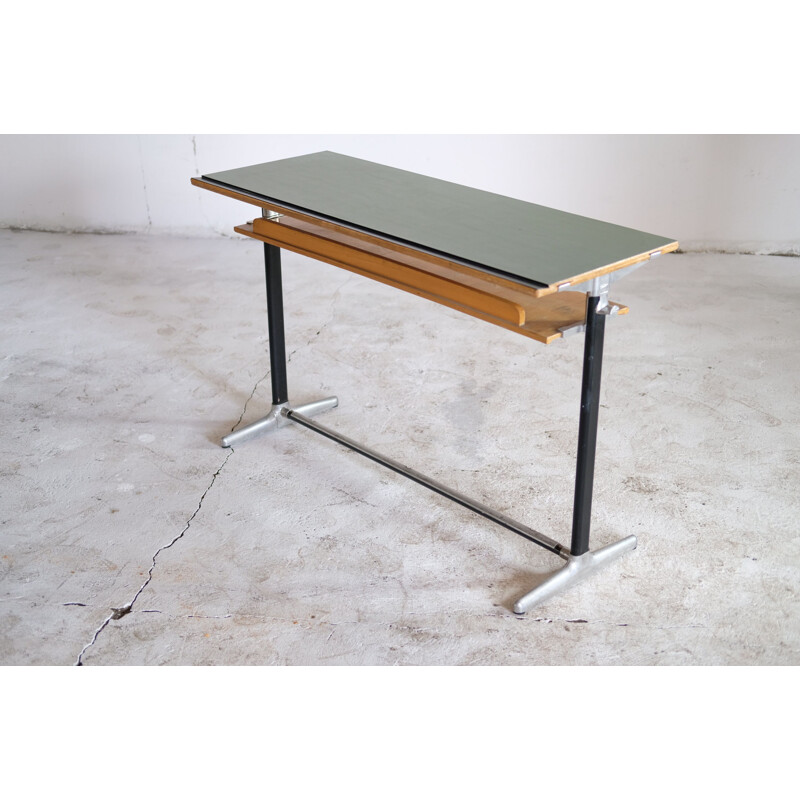 Vintage Italian school desk, 1960s