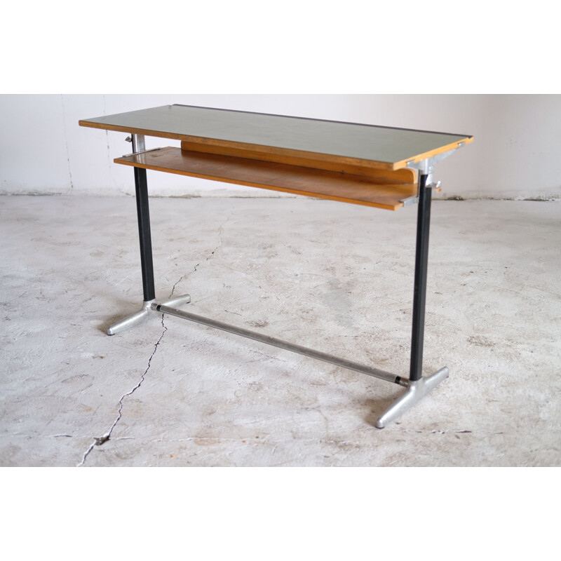 Vintage Italian school desk, 1960s