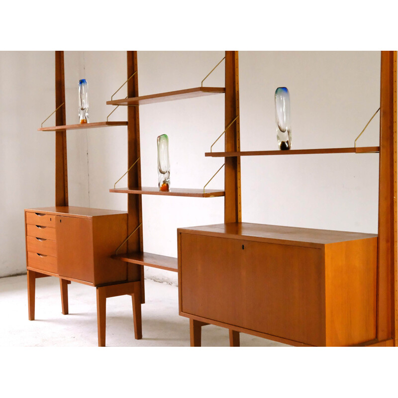 Mid-century Norwegian wall unit by Bruksbo, 1960s