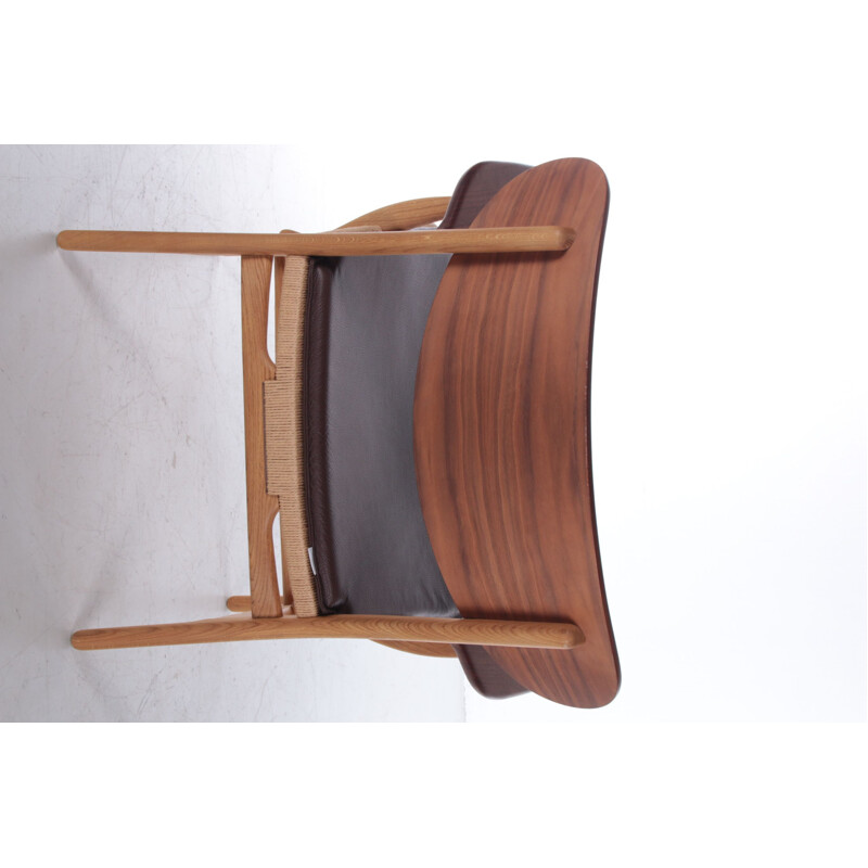 Vintage Sessel Modell Ch22 von Hans J. Wegner für Carl Hansen