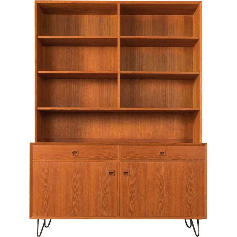 Vintage teak bookcase by Brouer Møbler, Denmark 1960s