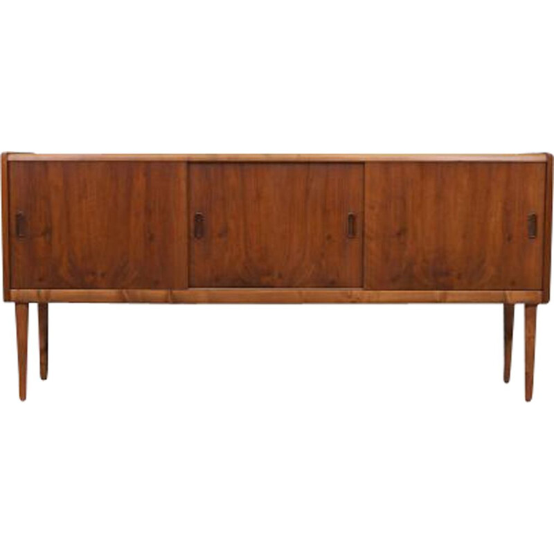 Walnut vintage Danish sideboard, 1960s