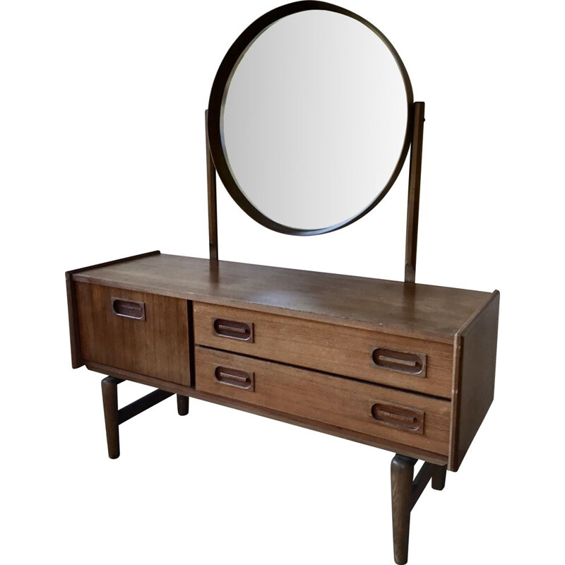 Scandinavian vintage teak dressing table, 1950