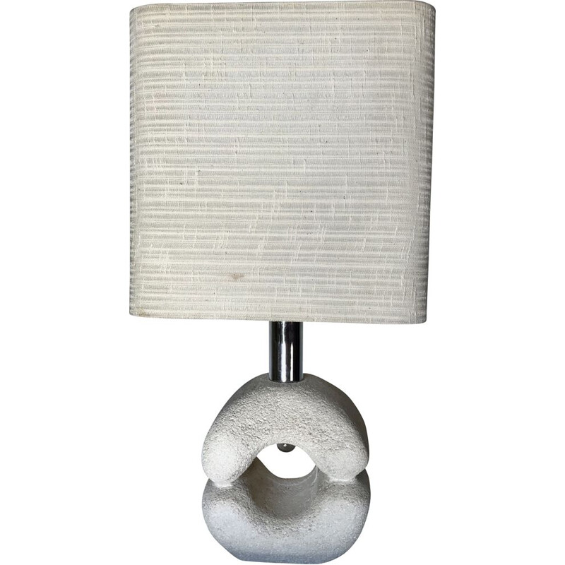 Vintage stone lamp by Albert Tormos, France 1970