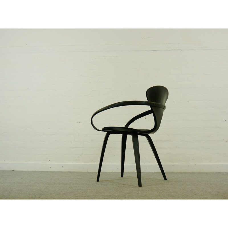 Chaise américaine en bois teinté, Norman CHERNER - 1990