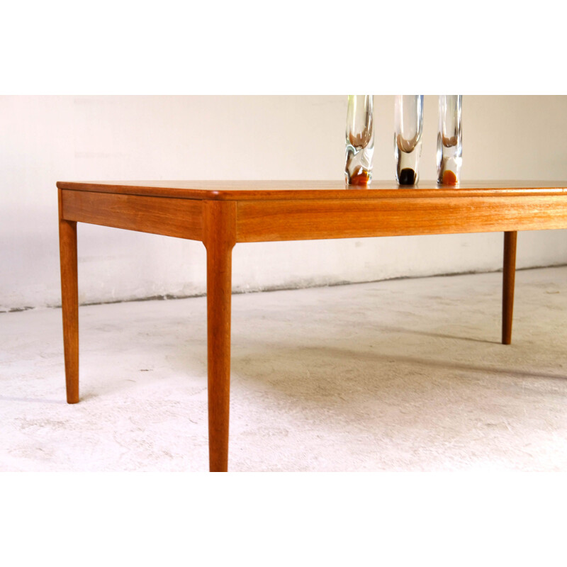 Teak vintage coffee table by Yngvar Sandström for Seffle Möbelfabrik, 1960s