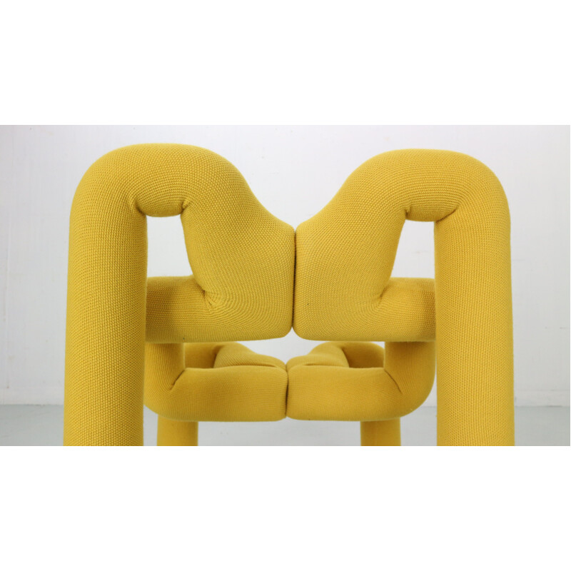 Vintage armchair lounge by Terje Ekström for Stokke, Norway 1970s