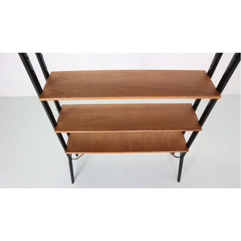 Vintage teak bookcase by Kurt Ostervig for K.P. Mobler, Denmark 1960