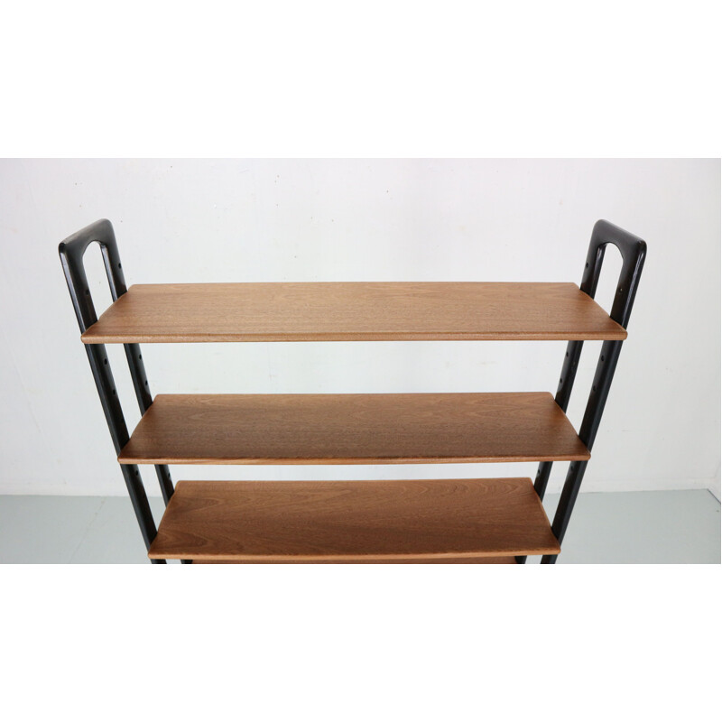 Vintage teak bookcase by Kurt Ostervig for K.P. Mobler, Denmark 1960