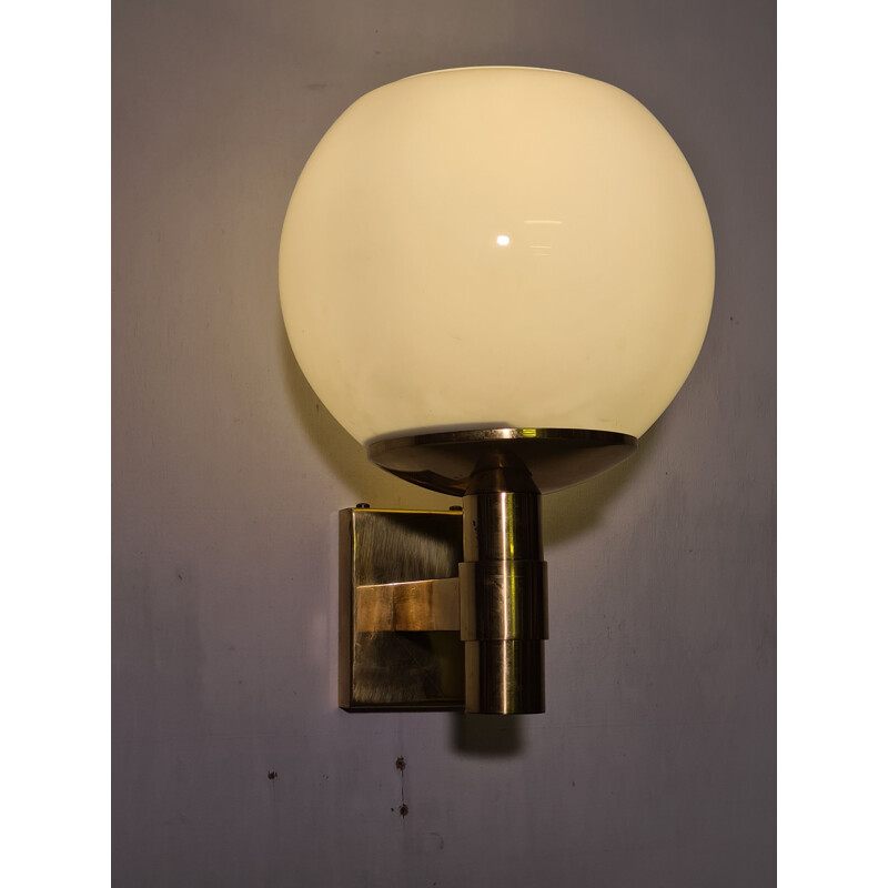 Pair of vintage Pleyel wall lamps by Perzel