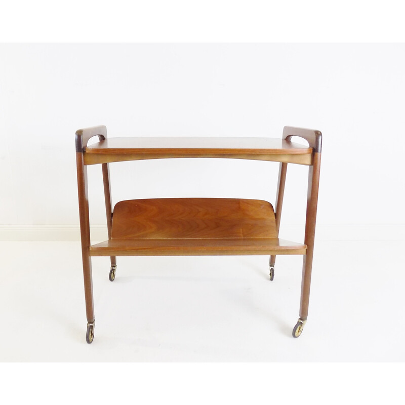 Vintage teak trolley for Opal, 1960s