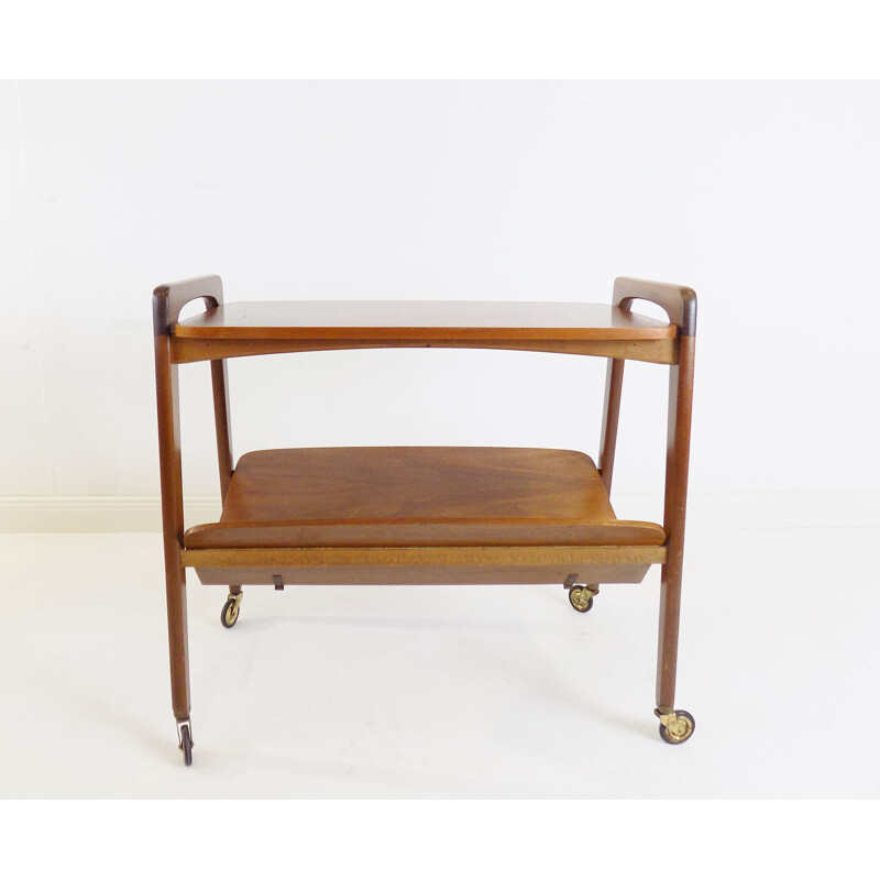 Vintage teak trolley for Opal, 1960s