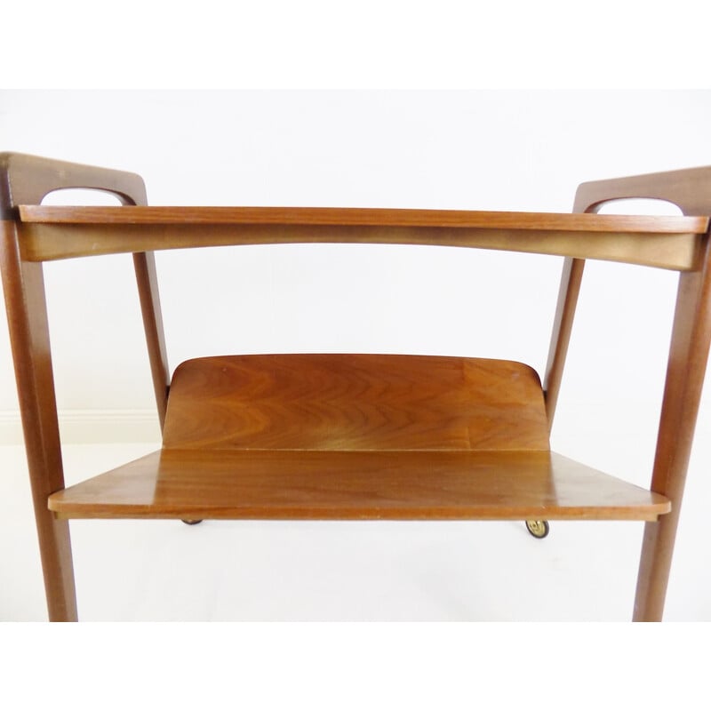 Vintage teak trolley for Opal, 1960s