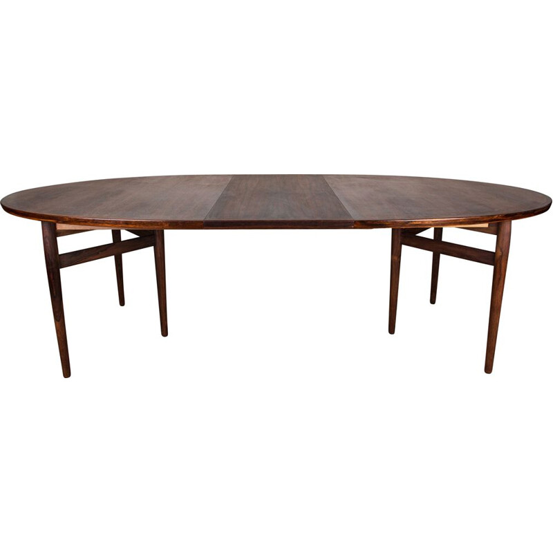 Danish vintage extendable table in Rio rosewood by Arne Vodder for Sibast, 1960