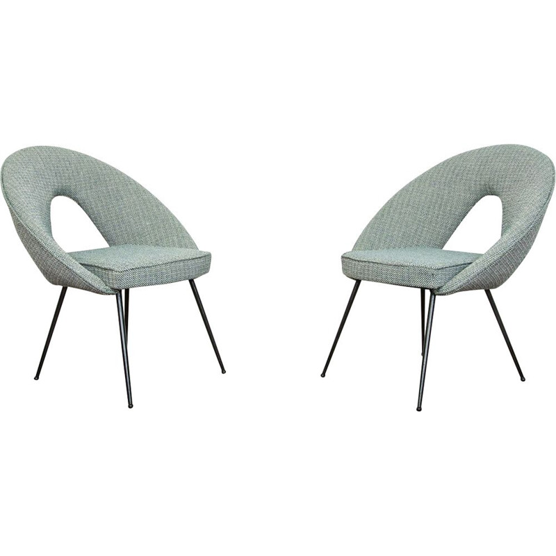 Pair of vintage Shell chairs, 1960s