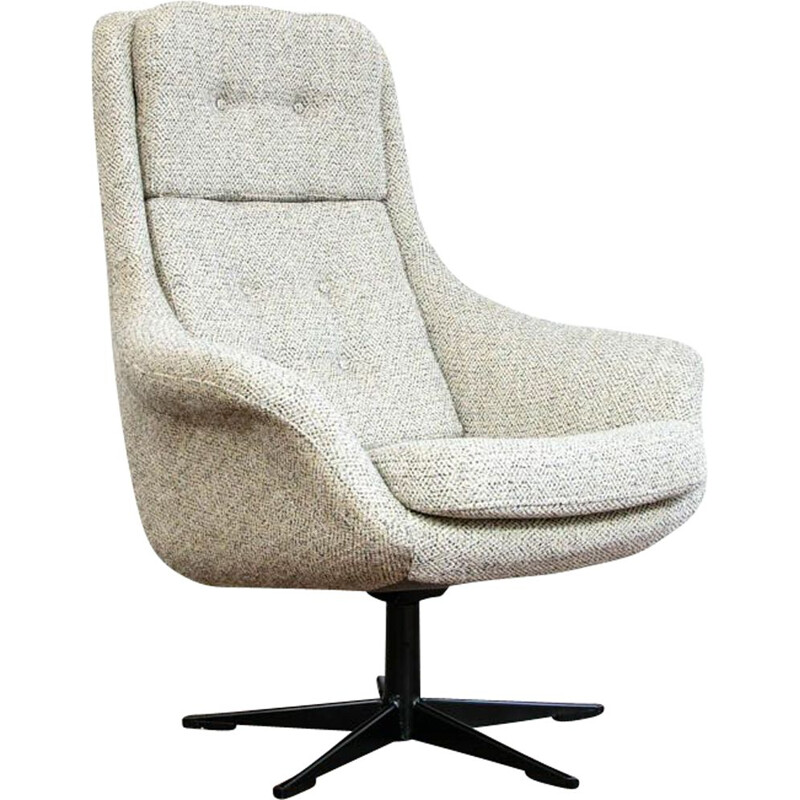 Vintage F 015 swivel armchair by Lubuskie Fabryki Mebli, 1970s