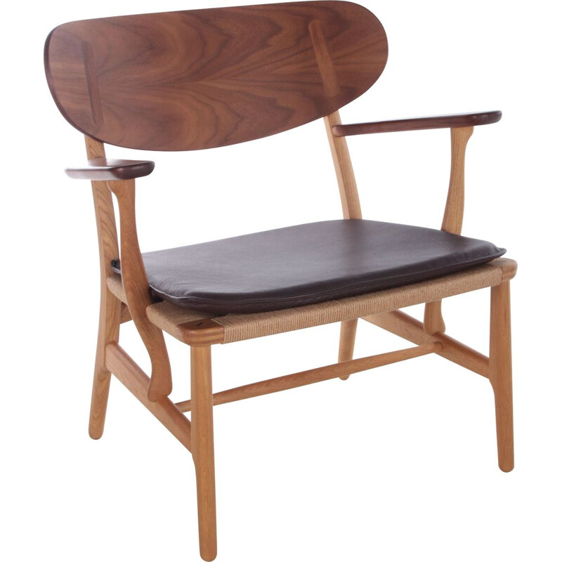 Poltrona Vintage modelo Ch22 de Hans J. Wegner para Carl Hansen