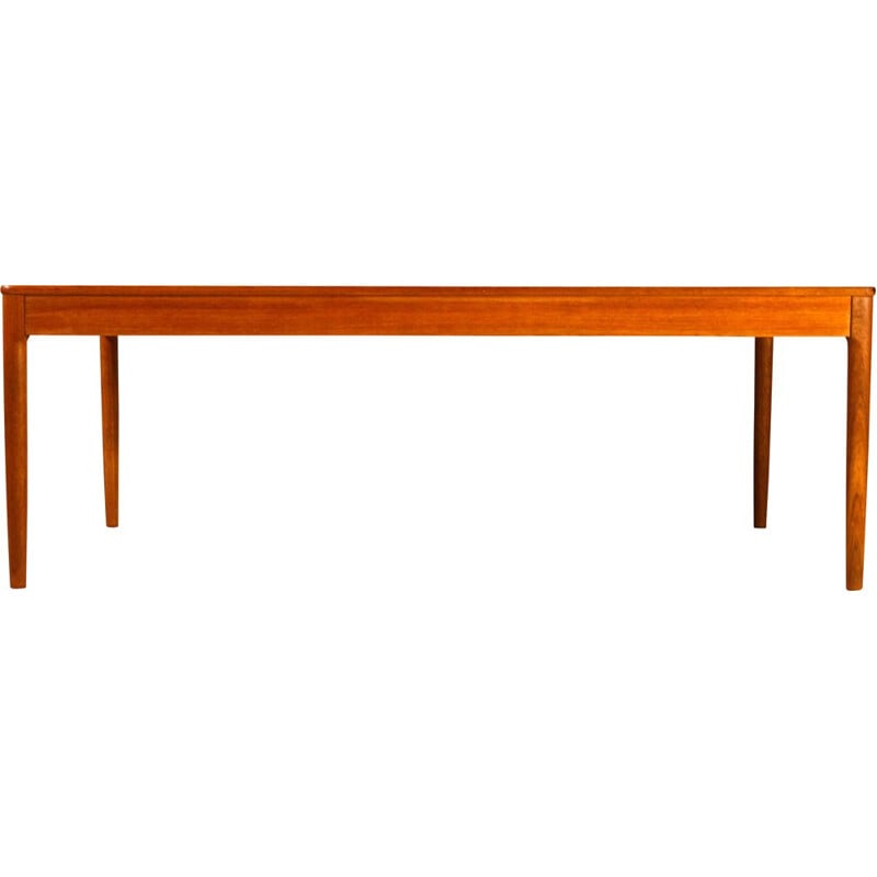 Teak vintage coffee table by Yngvar Sandström for Seffle Möbelfabrik, 1960s
