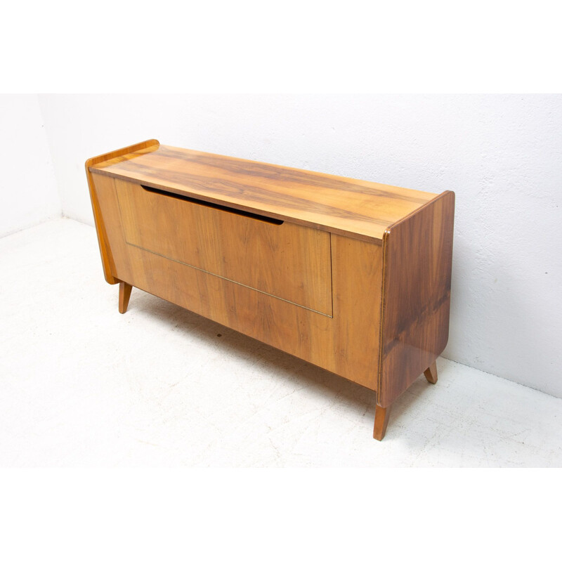 Mid century walnut sideboard by František Jirák for Tatra Nabytok, Czechoslovakia 1960s