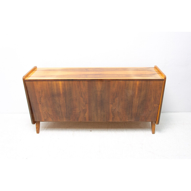 Mid century walnut sideboard by František Jirák for Tatra Nabytok, Czechoslovakia 1960s