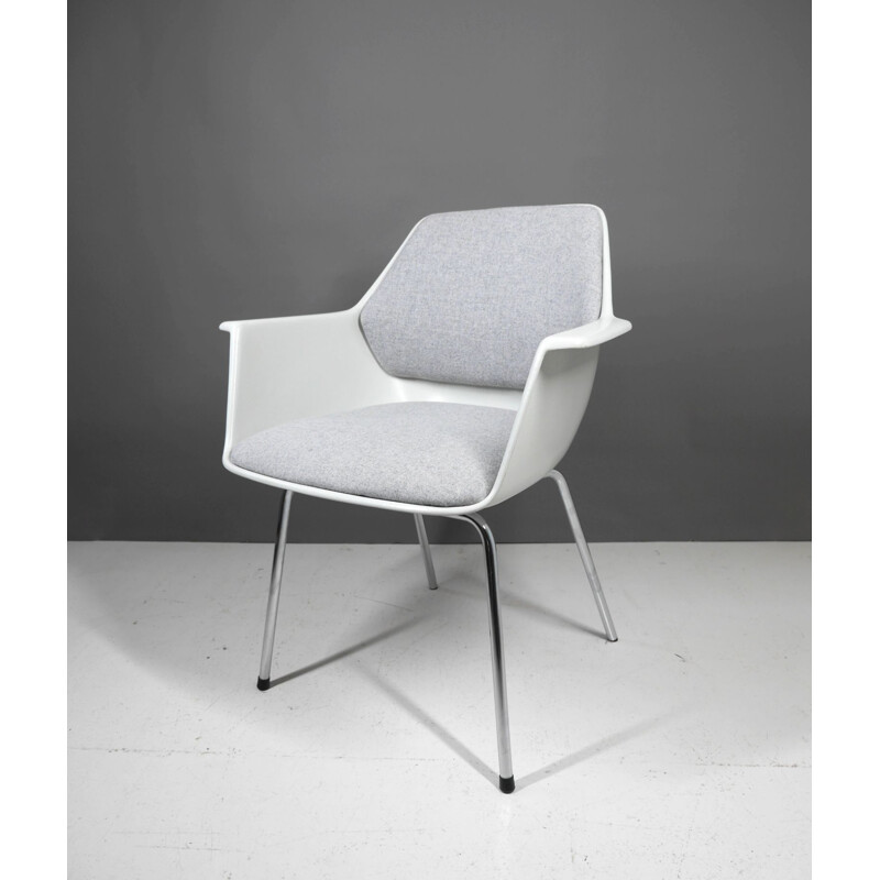 Vintage grijze fauteuil van Wilkhahn, Duitsland 1970