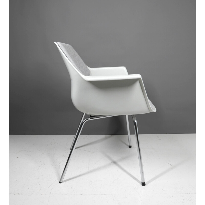 Vintage grijze fauteuil van Wilkhahn, Duitsland 1970