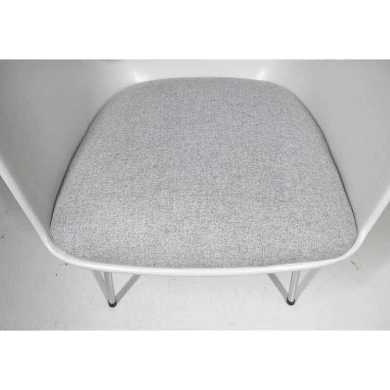 Fauteuil gris vintage de Wilkhahn, Allemagne 1970