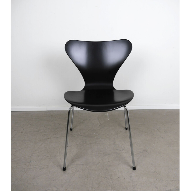 Sedia vintage 3107 di Arne Jacobsen per Fritz Hansen, Danimarca 1973