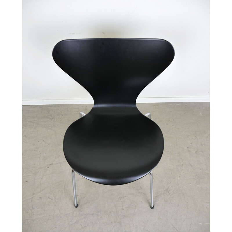 Silla vintage 3107 de Arne Jacobsen para Fritz Hansen, Dinamarca 1973