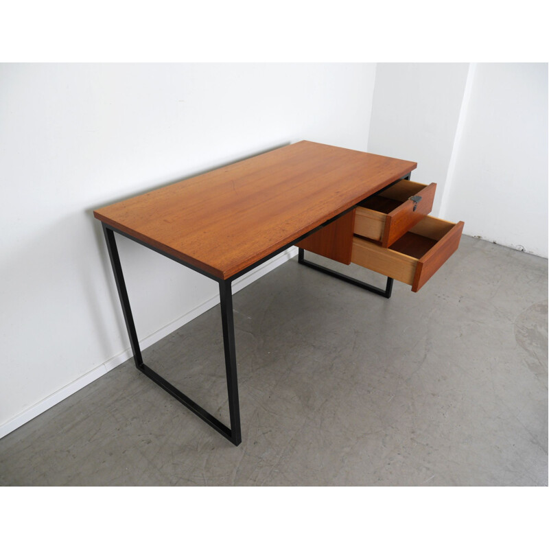 Teak vintage desk, Germany 1960s