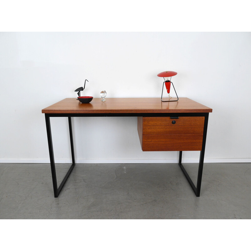 Teak vintage desk, Germany 1960s