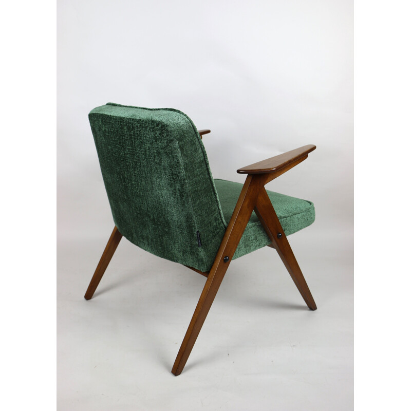 Vintage green Bunny armchair by Józef Chierowski, 1970s
