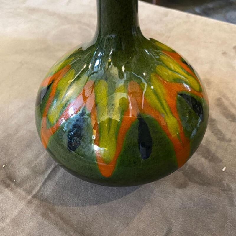 Vase vintage en céramique par Bertoncello, 1970