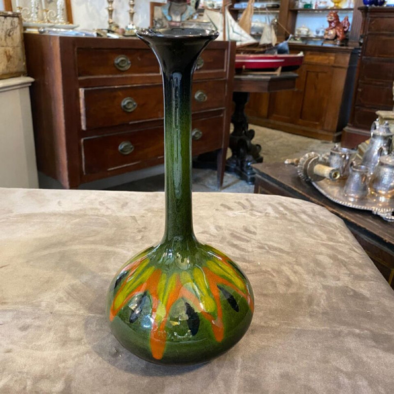 Vintage ceramic vase by Bertoncello, 1970