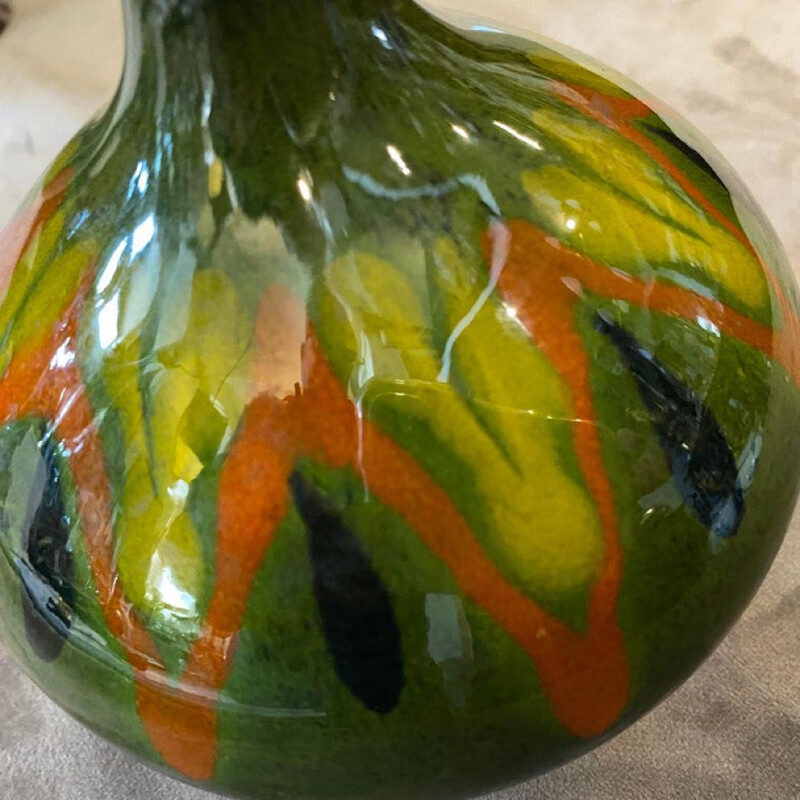 Vase vintage en céramique par Bertoncello, 1970