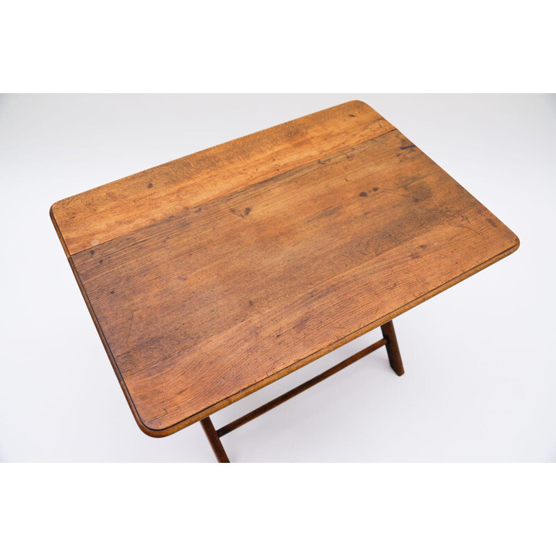 Vintage Bauhaus Couchtisch klappbar aus Holz, Deutschland 1940