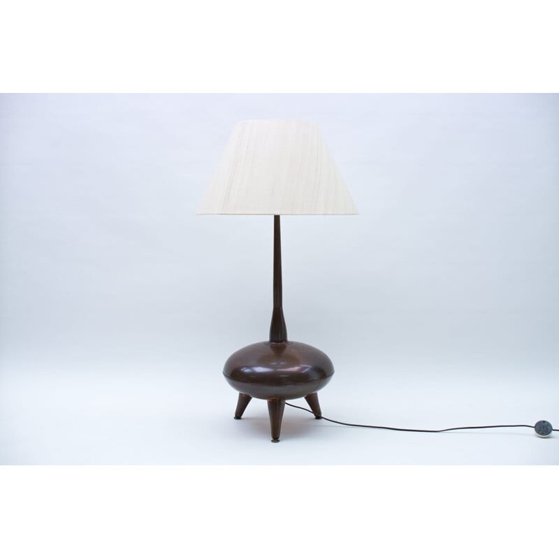 Handgefertigte Vintage-Lampe aus Kupfer, Südafrika