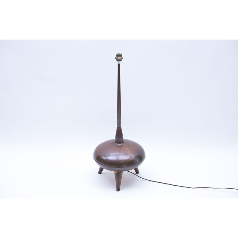 Handgefertigte Vintage-Lampe aus Kupfer, Südafrika