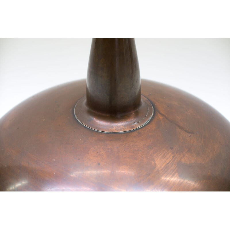 Vintage handmade copper lamp, South Africa