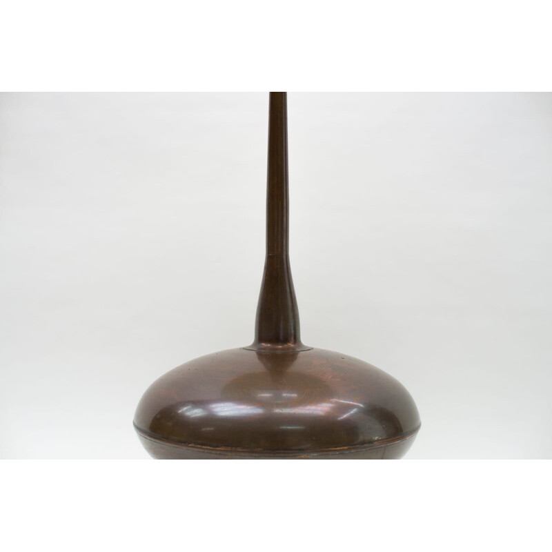 Vintage handmade copper lamp, South Africa