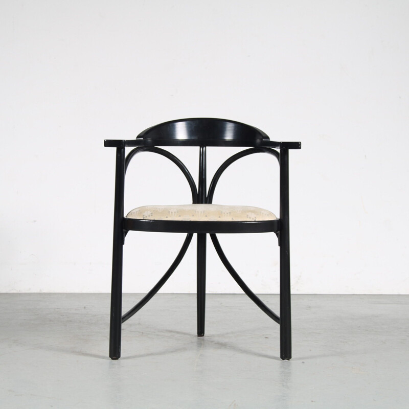 Vintage "Rondo" side chair by Thonet, France 1980s