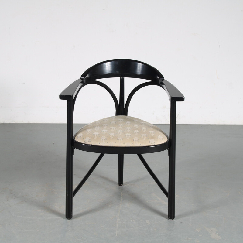 Vintage "Rondo" side chair by Thonet, France 1980s