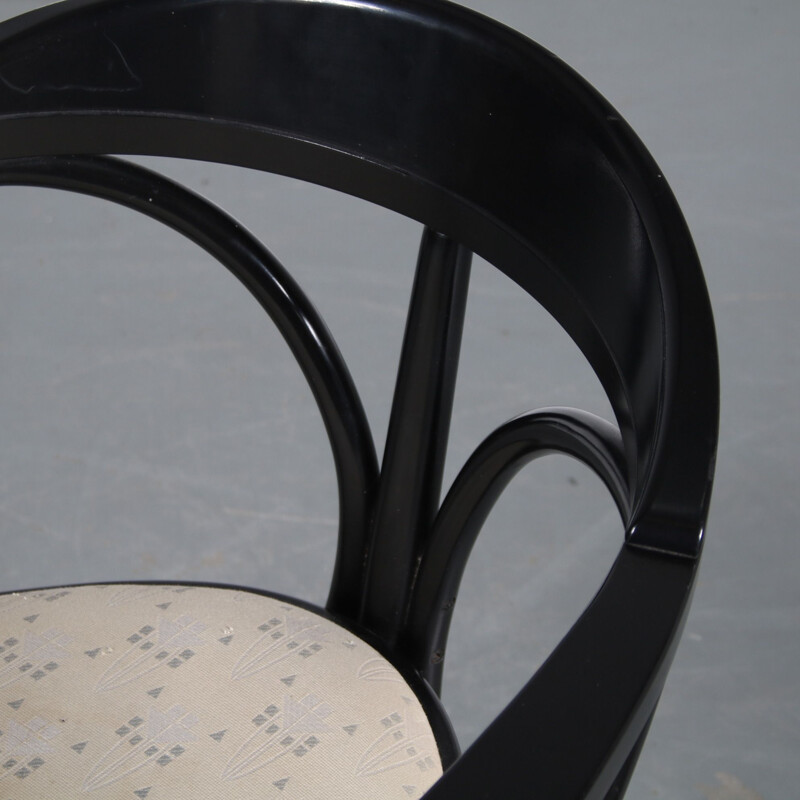 Vintage "Rondo" side chair by Thonet, France 1980s